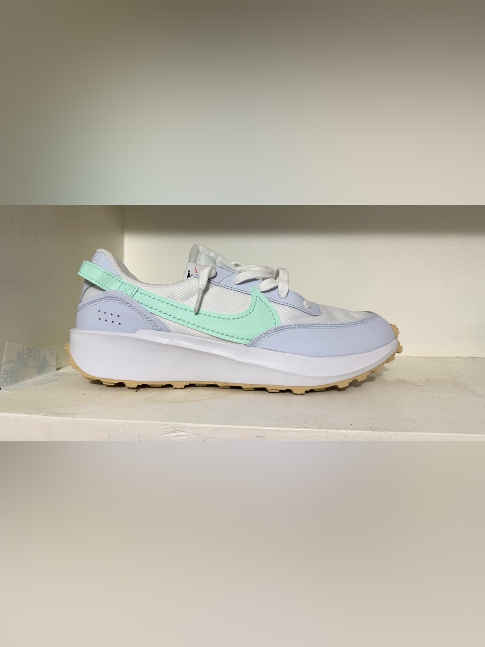 Nike Low-Profile Runner with Mint Green Swoosh